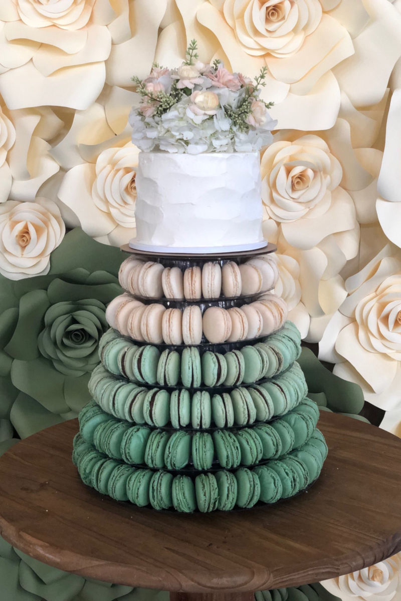 Macaron Wedding Cake Tower